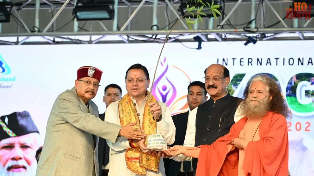 International Yoga Festival Begins with CM Dhami's Support