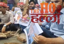 LPG Crisis Samajwadi Chhatra Sabha Protests at Gate