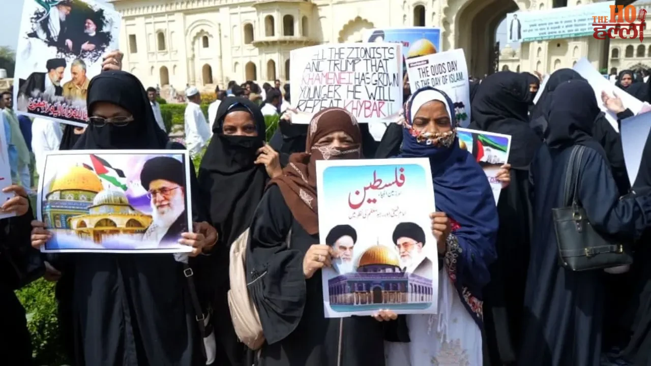 Lucknow Shia Community Raises Slogans Against America