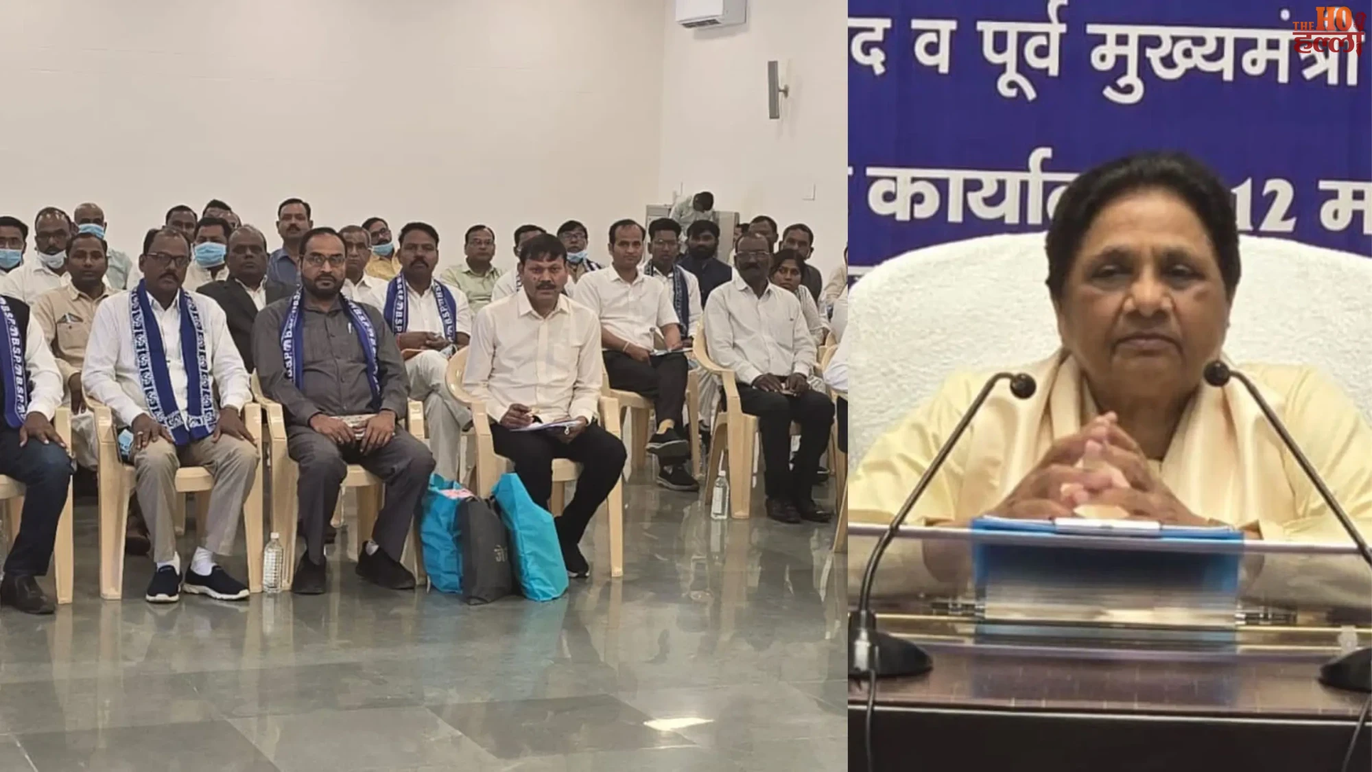 Mayawati in Lucknow Unity for Political Power