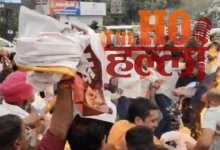 Protest Erupts in Flames During Effigy Burning