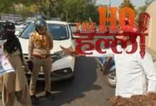 SP Chhatra Sabha Staged a Unique Protest in Lucknow