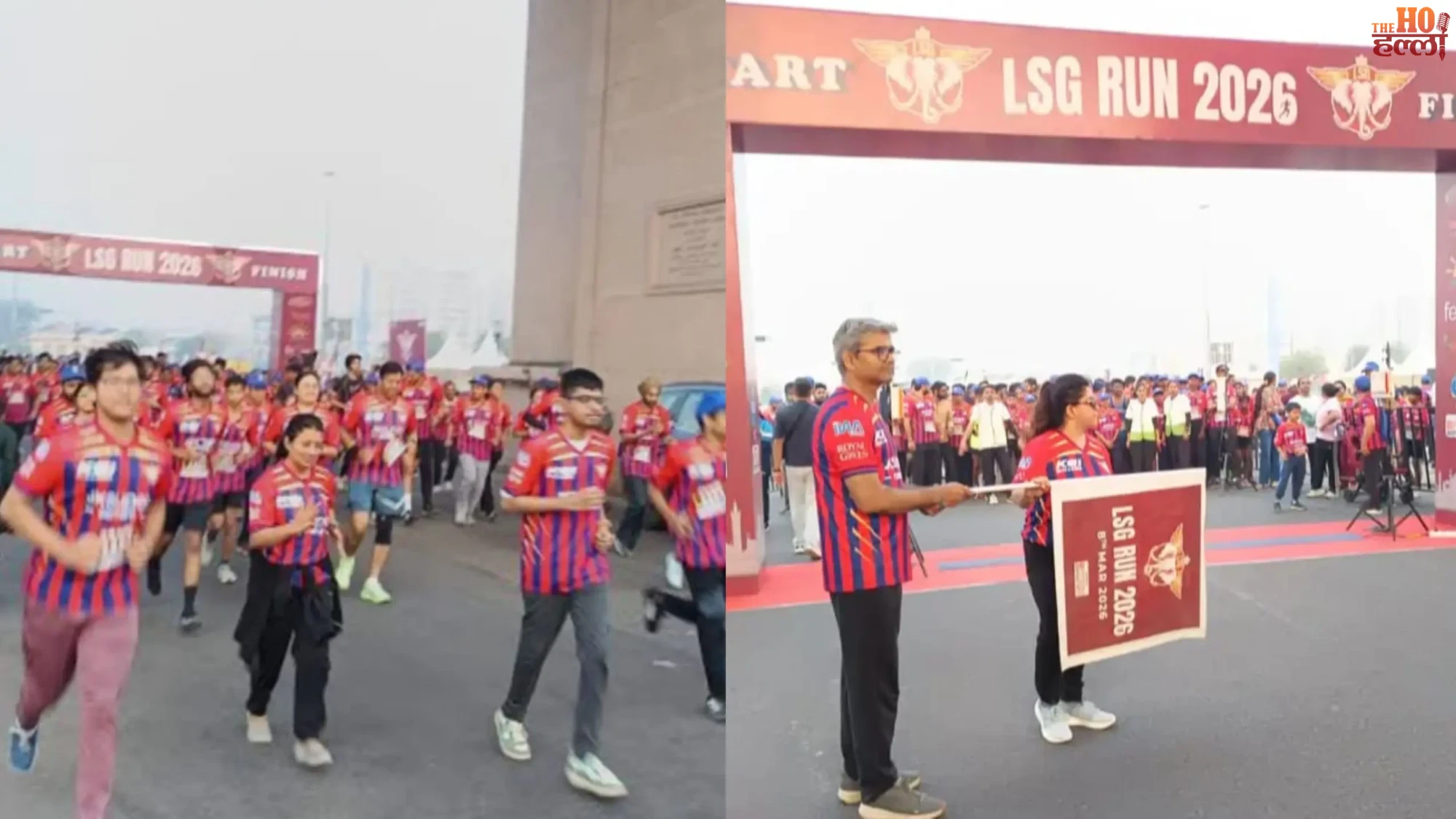 T20 WC Final Lucknow's 'Run For India' Marathon