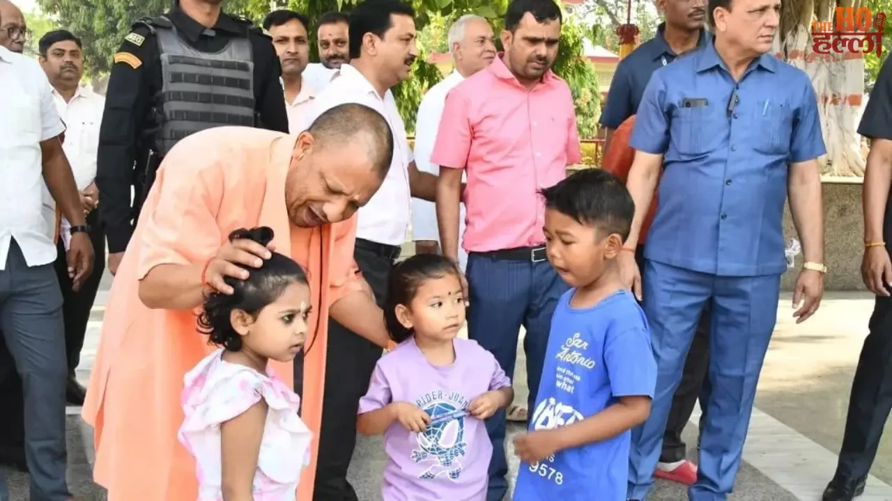Yogi's closeness to meeting and helping children in Lucknow
