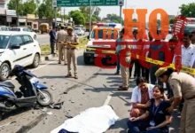 Accident on Bahadarabad Highway Doctors Involved