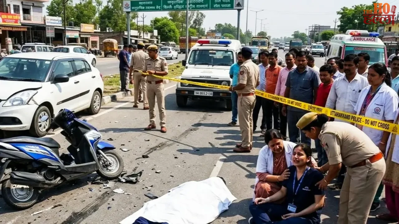 Accident on Bahadarabad Highway Doctors Involved