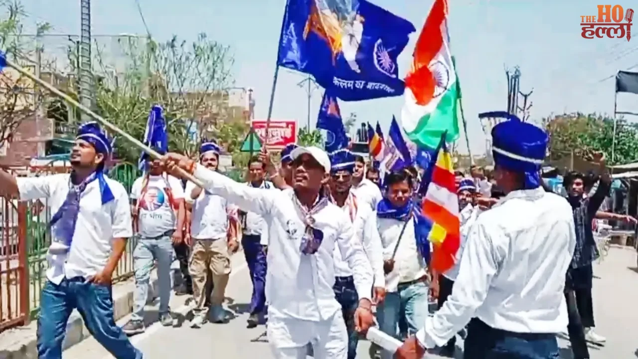 Bhim Shobha Yatra Took Place on Ambedkar Jayanti Celebration