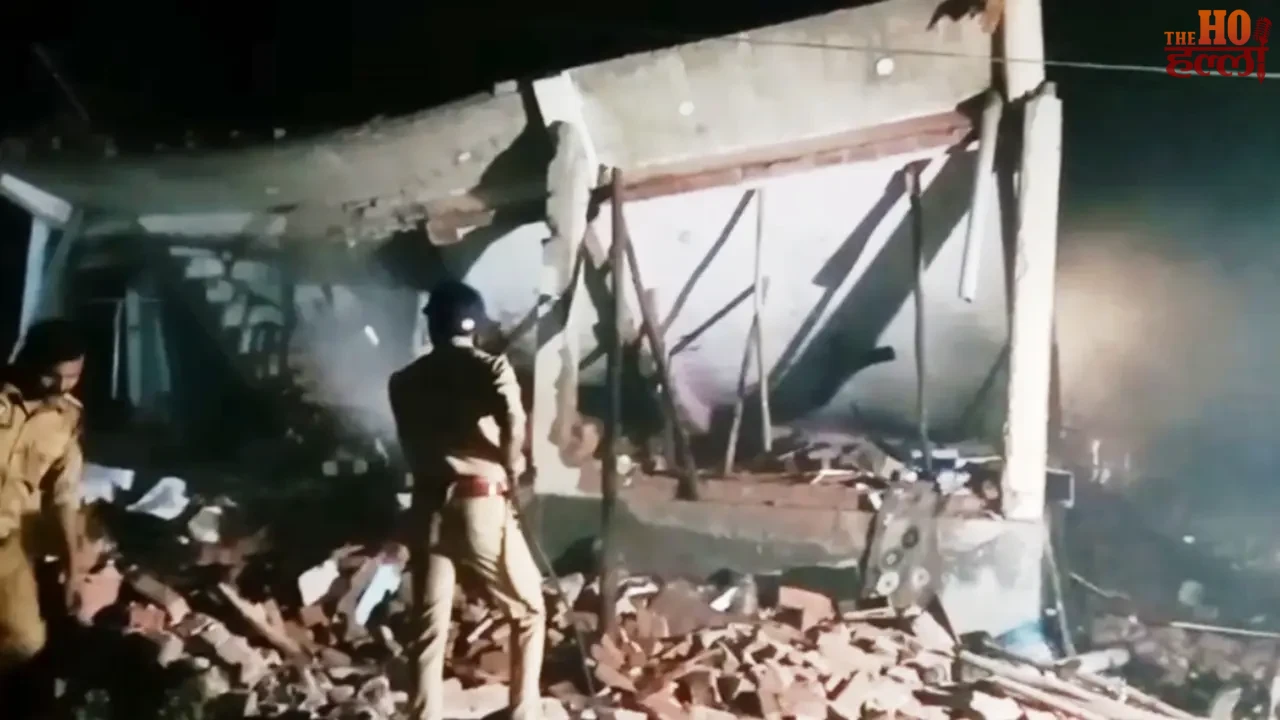 Cylinder Blast Blows Up House Woman Dead Son Critical