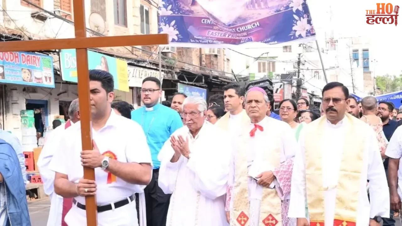 Devotion towards Lord Jesus was seen on Easter celebration