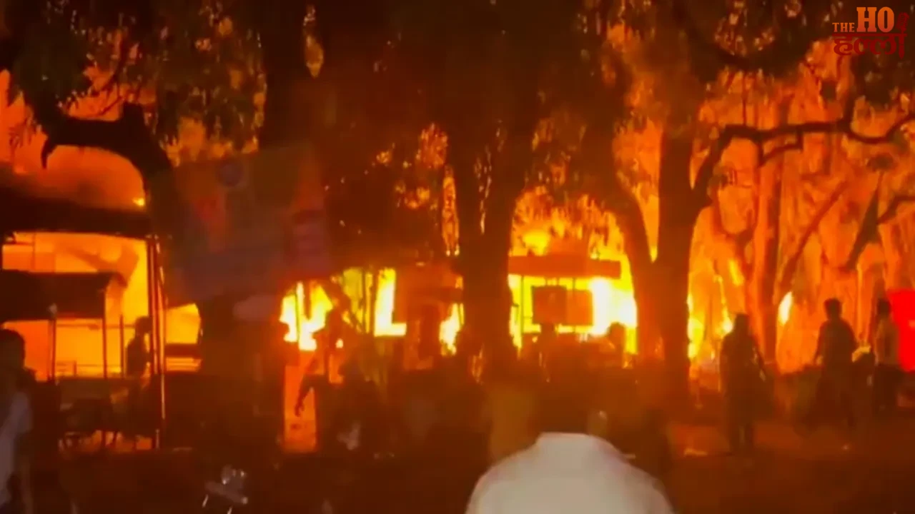 Fire Breaks Out in Market Traders Face Heavy Losses