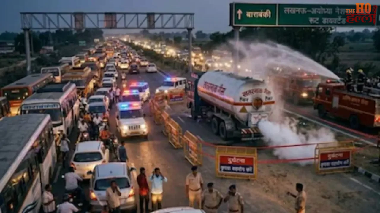 Gas Leak from an LPG Tanker Causes Chaos Overnight