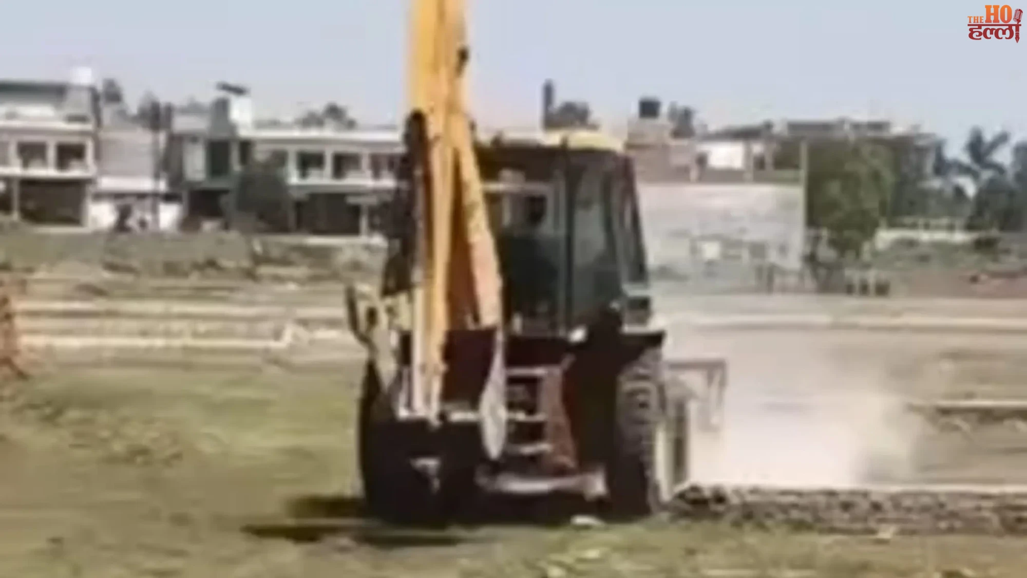 LDA Bulldozer Action in Lucknow 50 Bigha Demolished