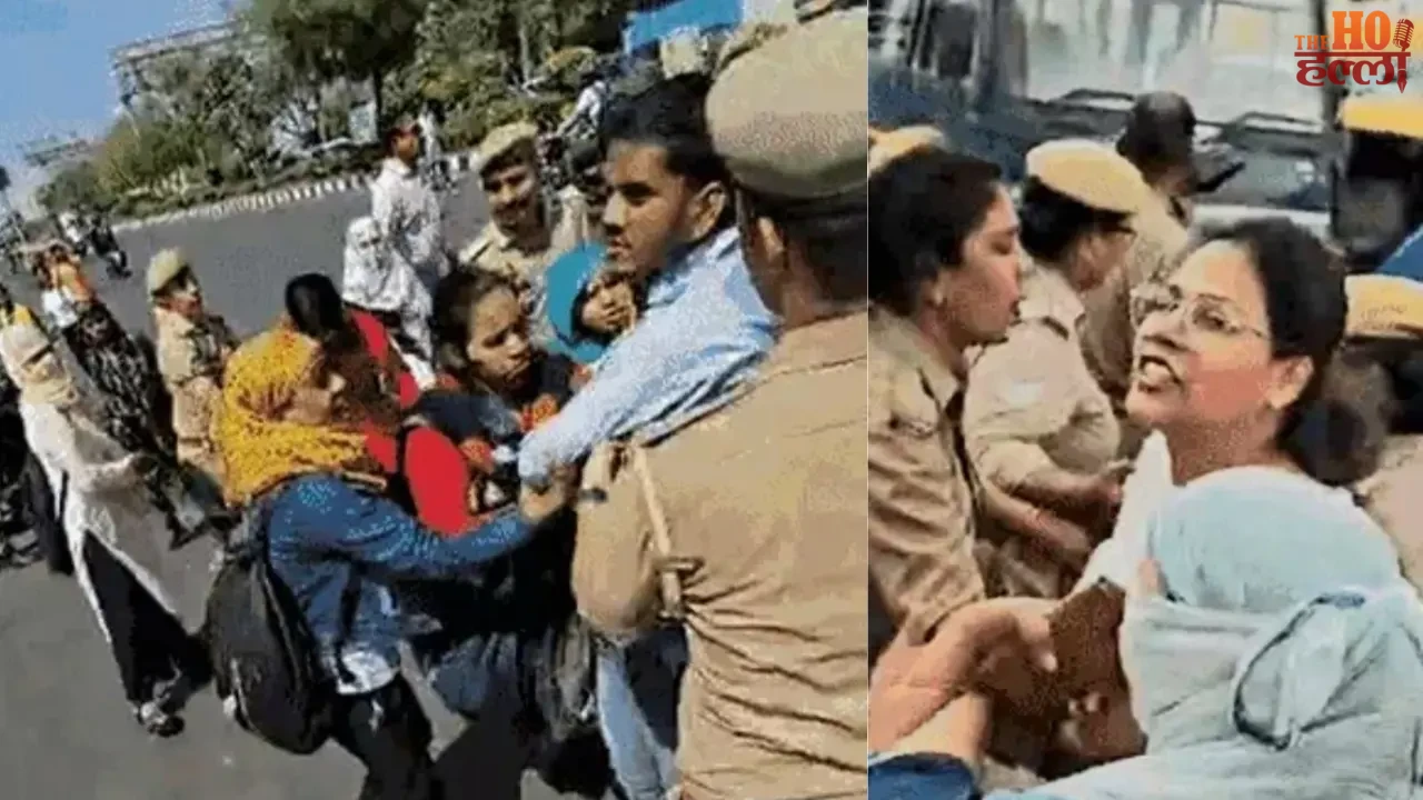 Lucknow 1076 Employees Demand Justice After Protests