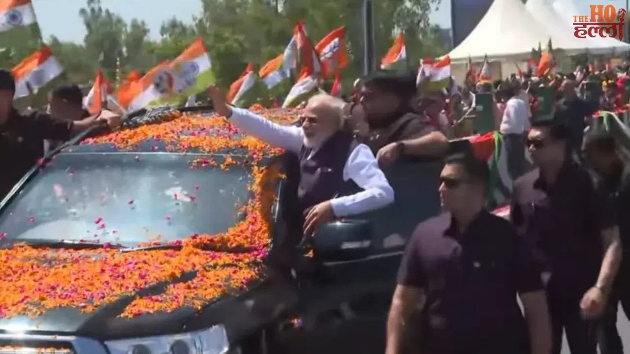 PM Modi's Mega Road Show A Message of Development