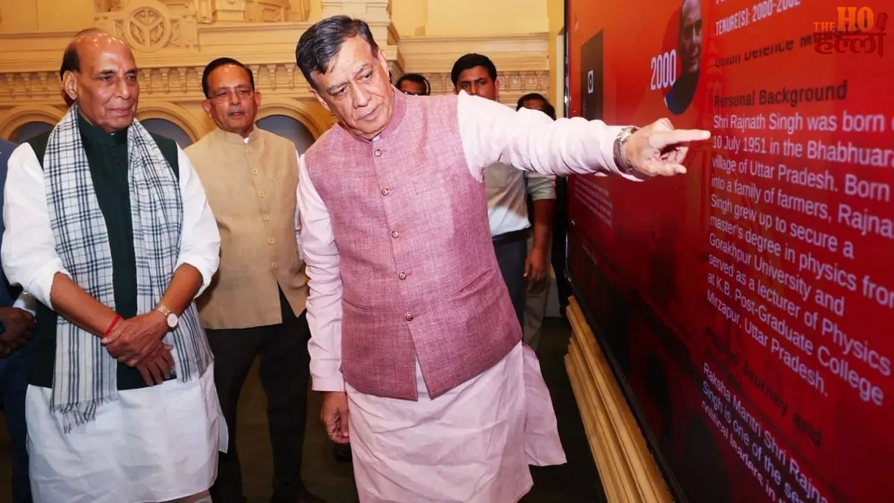 Rajnath Singh Arrives at the Assembly A Memorable Visit