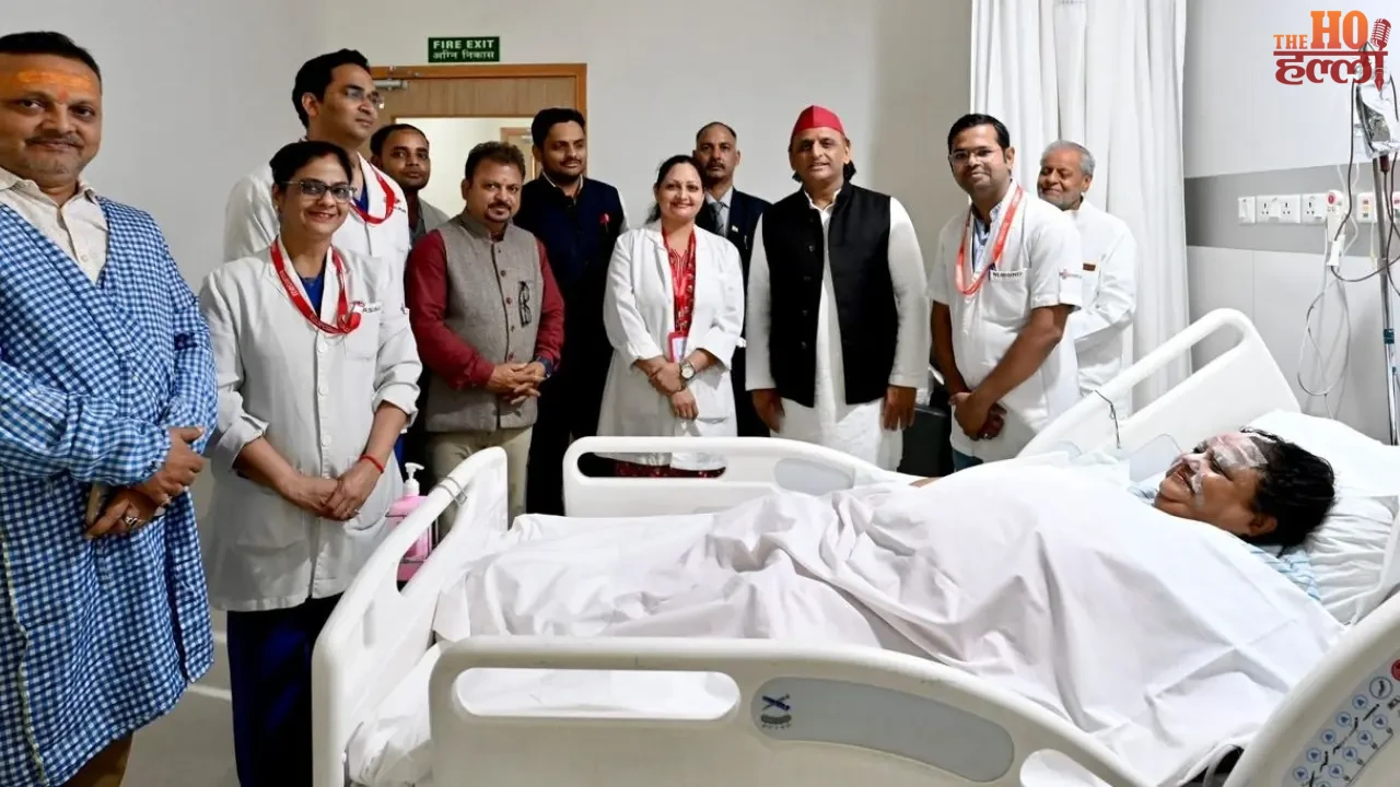 The SP Chief Himself Meets BJP MLA in Critical Condition