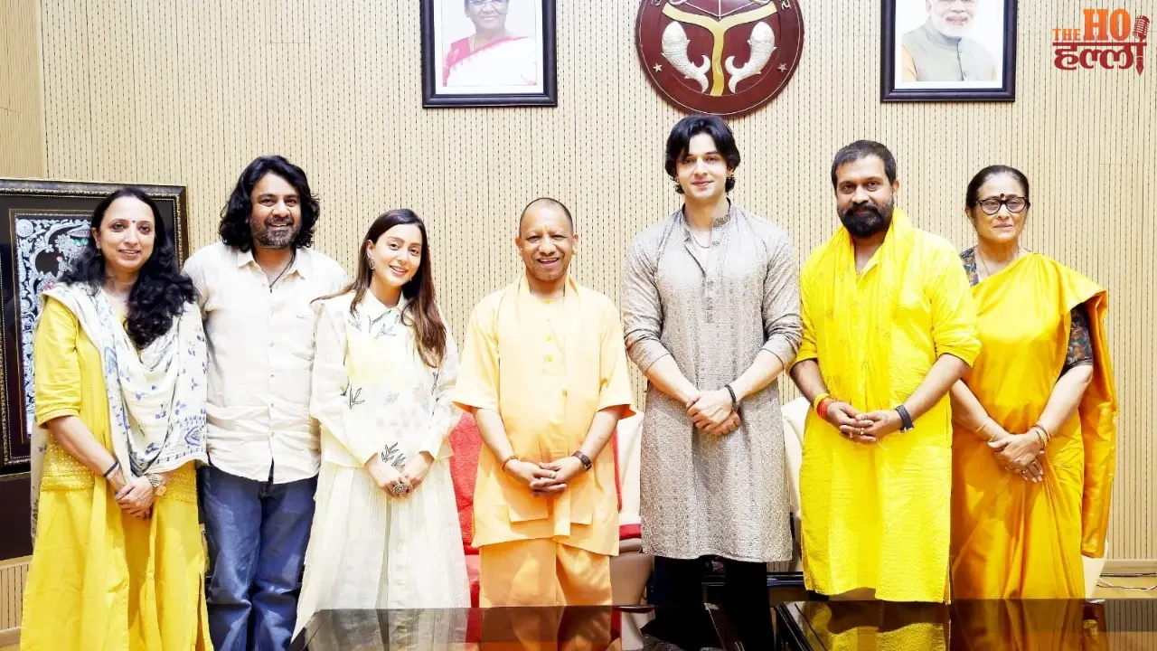 The Team of 'Krishnavatharam' Met CM Yogi for Release