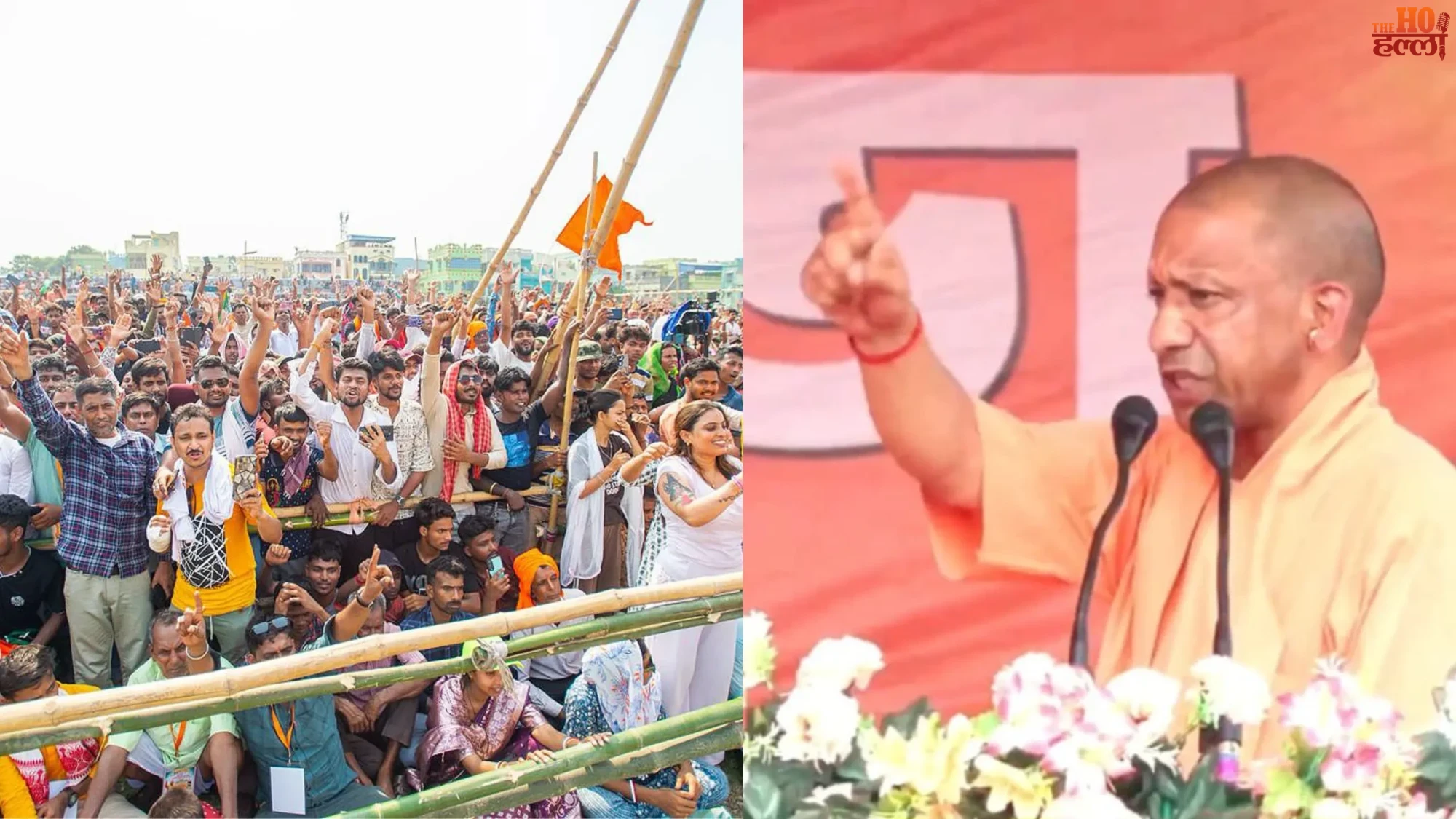 Yogi Adityanath in West Bengal TMC Goons' Influence