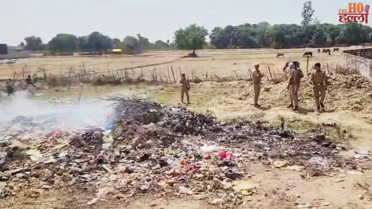 A Half-Burnt Body Was Found Investigation Underway