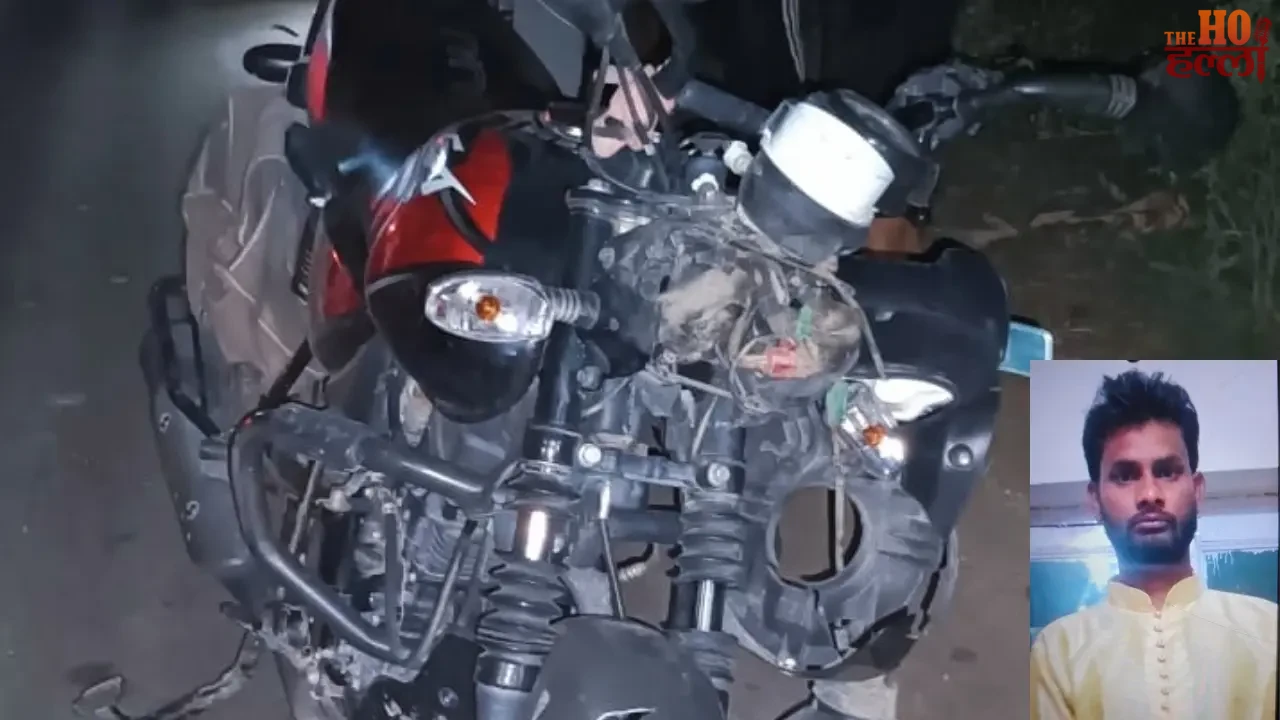 After the accident the injured bike riders faced chaos