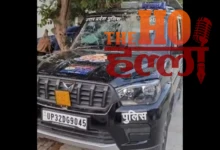 Attack on Dial-112 Drunk Man Vandalises Police Vehicle