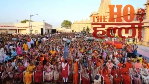 Ayodhya Milestone Sacred Dharmadhvaja Hoisted Today (1)