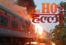 Burning train turns into Rajdhani Express fire story