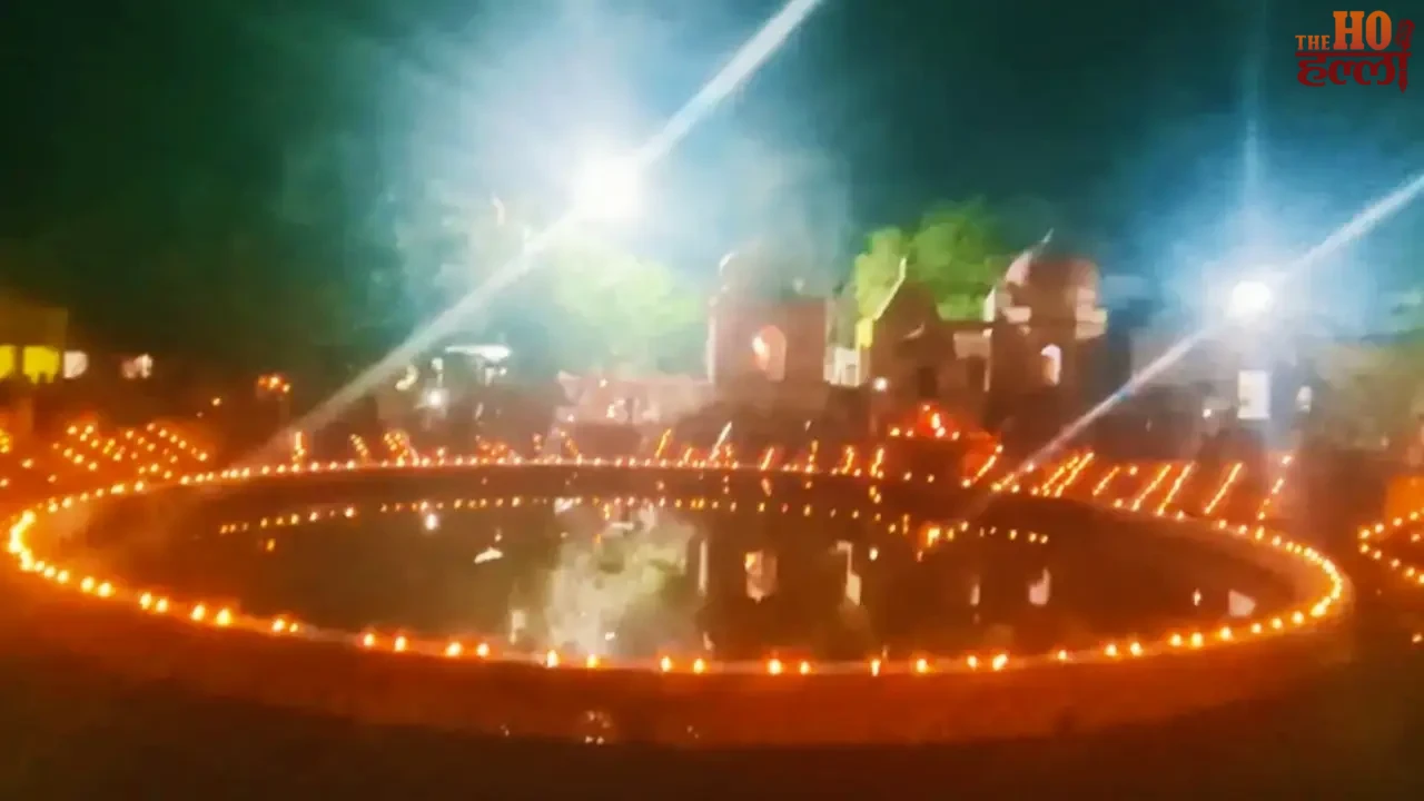 Chakratirtha Bathed in the Light of Lamps Celebration