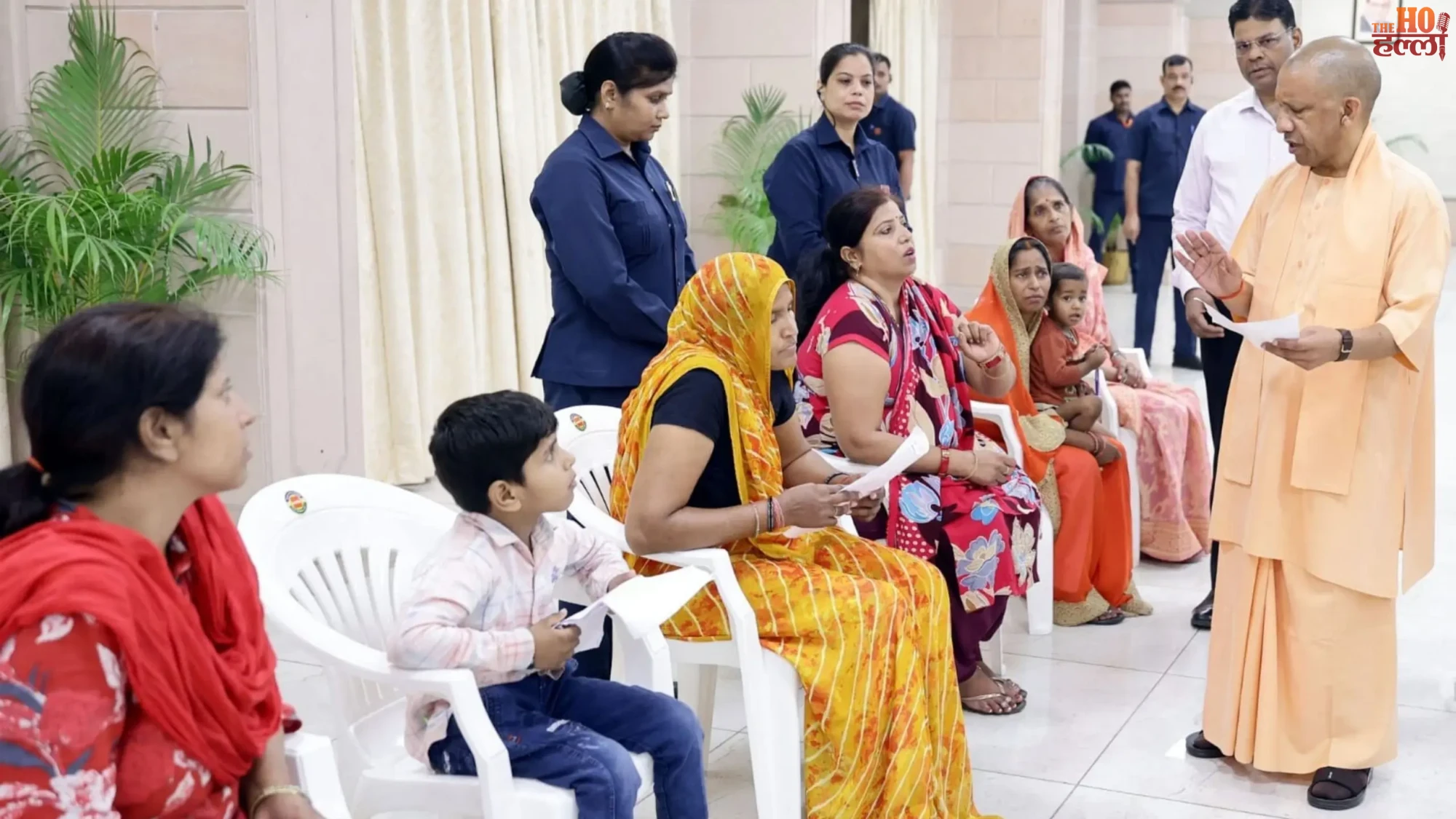 CM Yogi Holds Janata Darshan Community Engagement