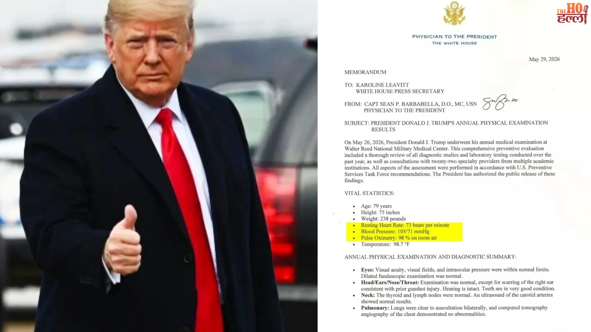 Donald Trump Health Report Expert Medical Assessment