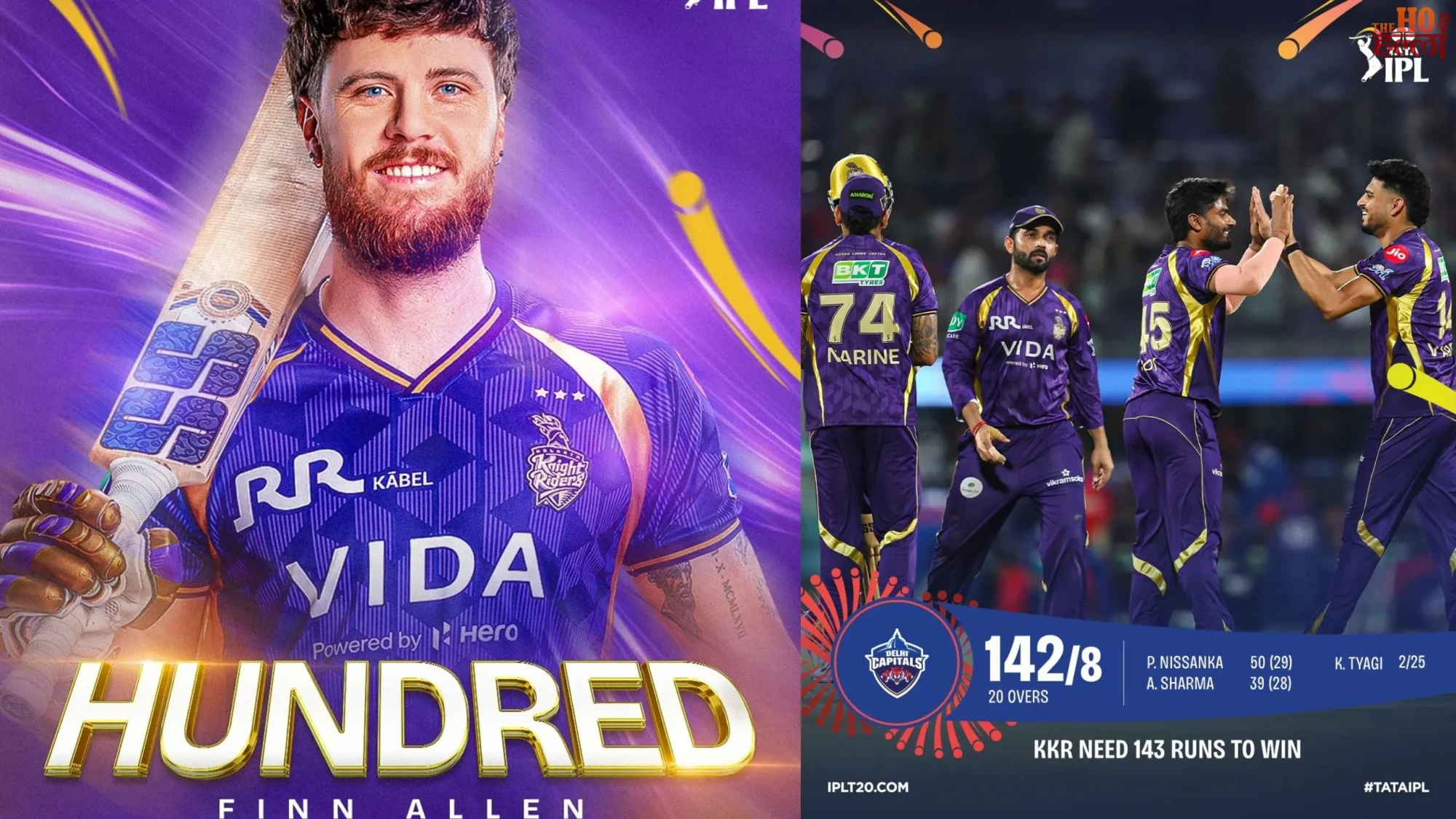IPL 2026 DC vs KKR Finn Allen’s Impactful Ton