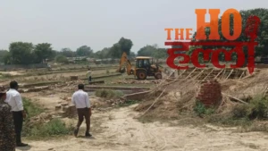 LDA Bulldozer Demolishes 10 Illegal Plottings Today (2)
