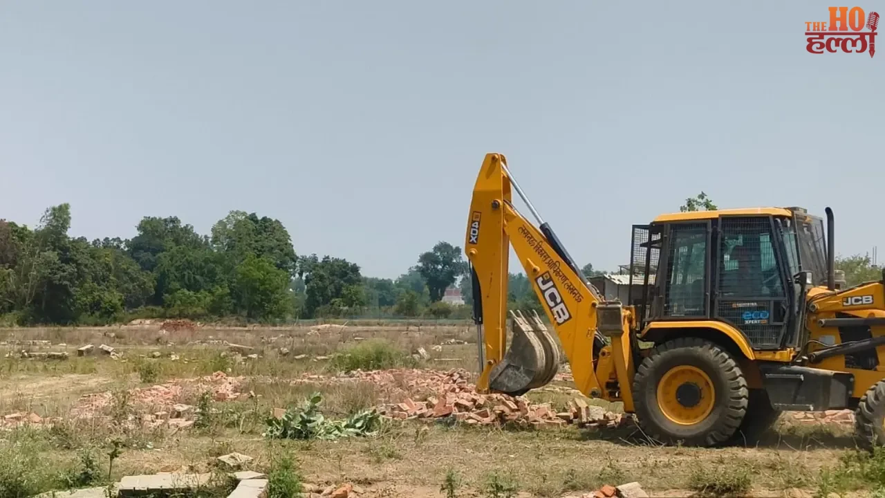 LDA Bulldozers Attack Illegal Colonies with Demolitions