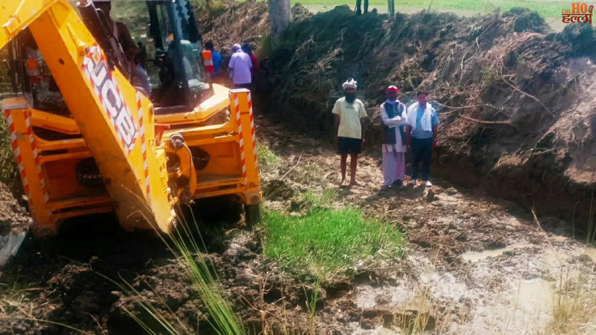 Nadoli Drain Cleaned with JCB After 15 Years Relief
