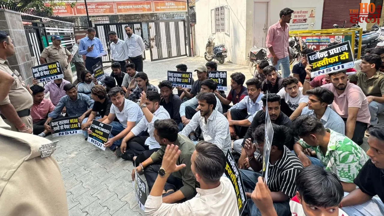 NEET-UG Paper Leak NSUI Protests Demand Change