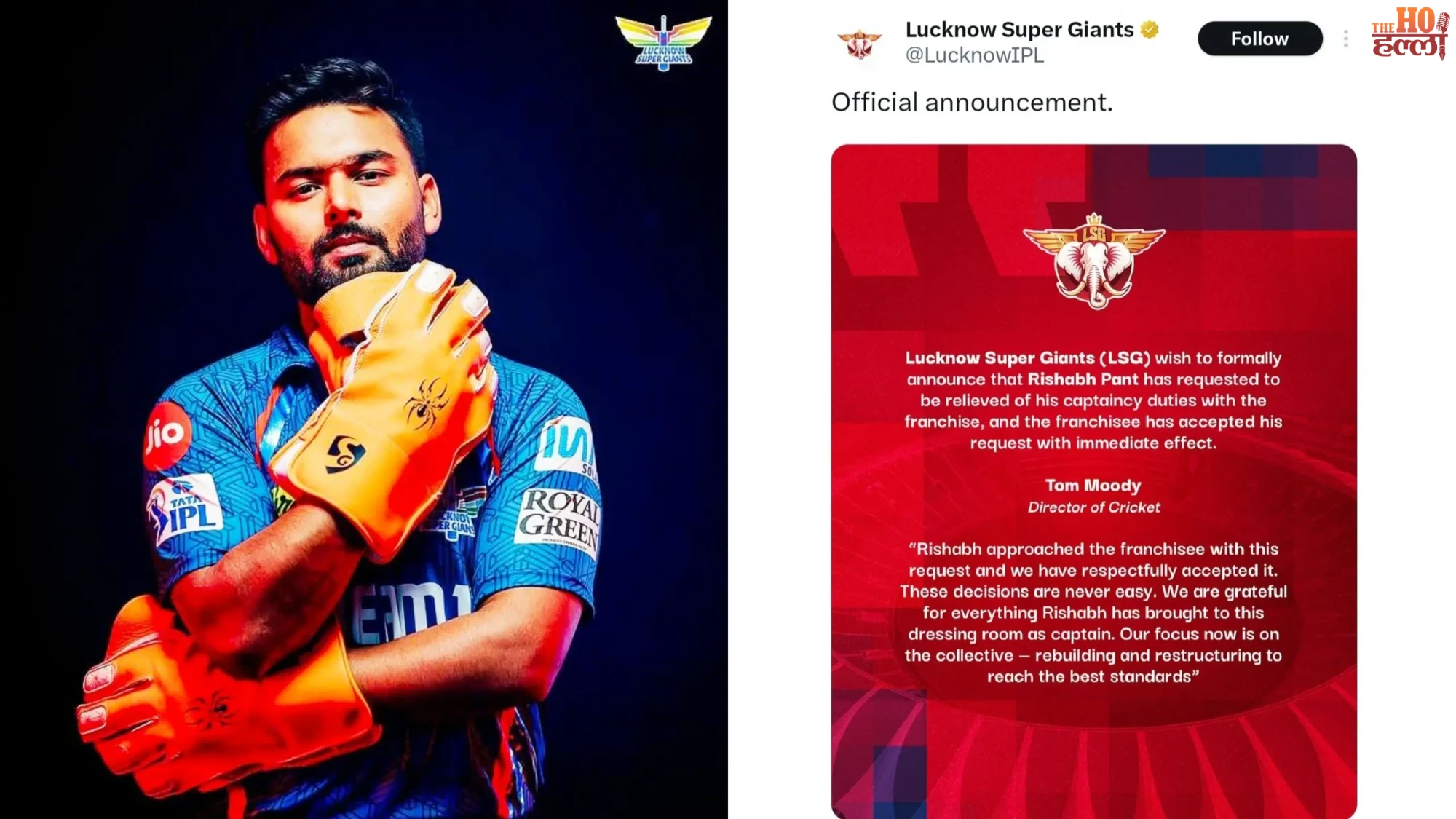 Rishabh Pant Resigns as LSG Captain After Flop Seasons
