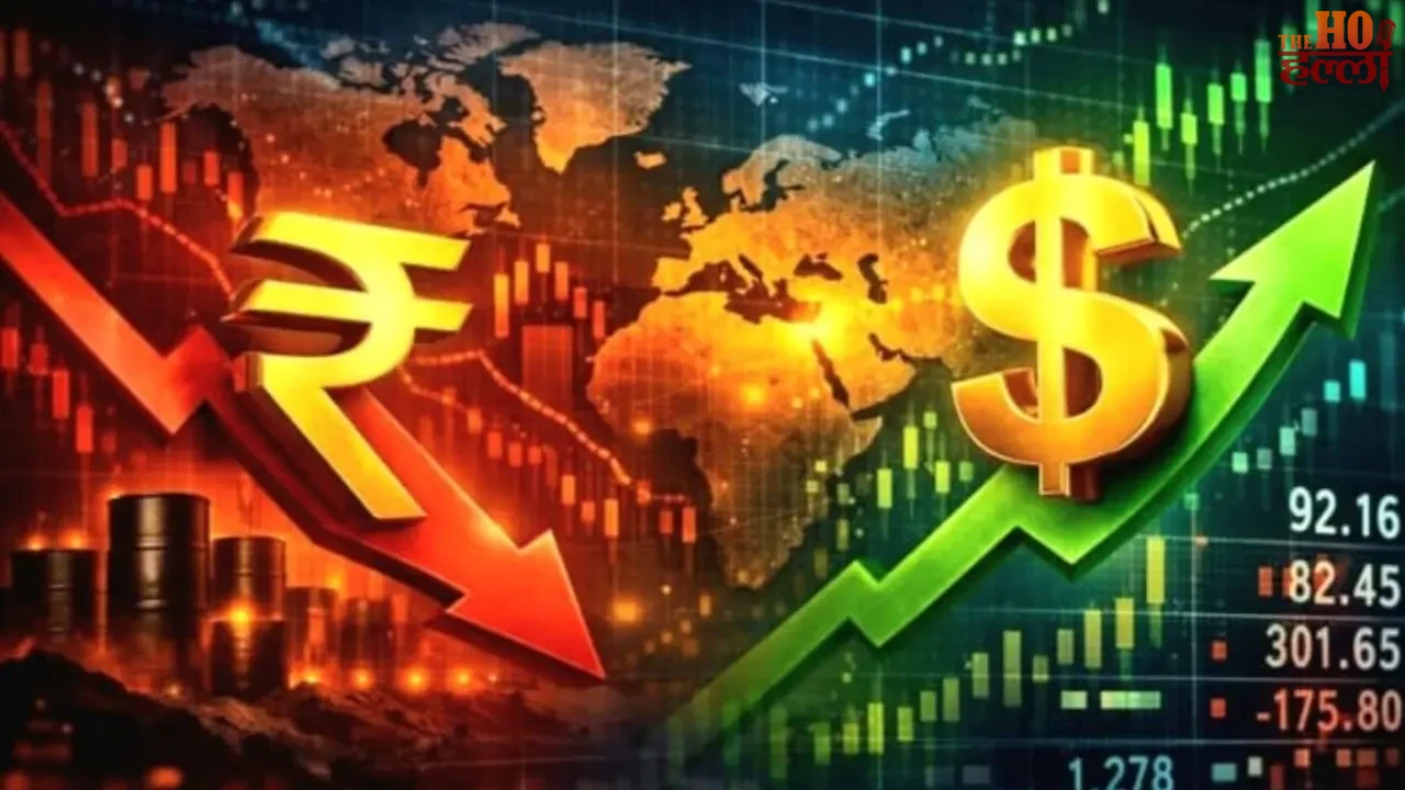 Stock Market Crashes Due to Record Fall in Rupee Impact