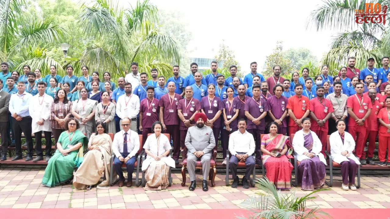 The Governor Visited AIIMS on Nursing Day to Honor Nurses