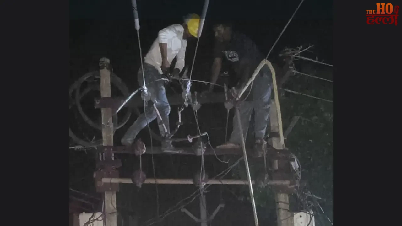 The High-Tension Wire Broke Causing a Commotion