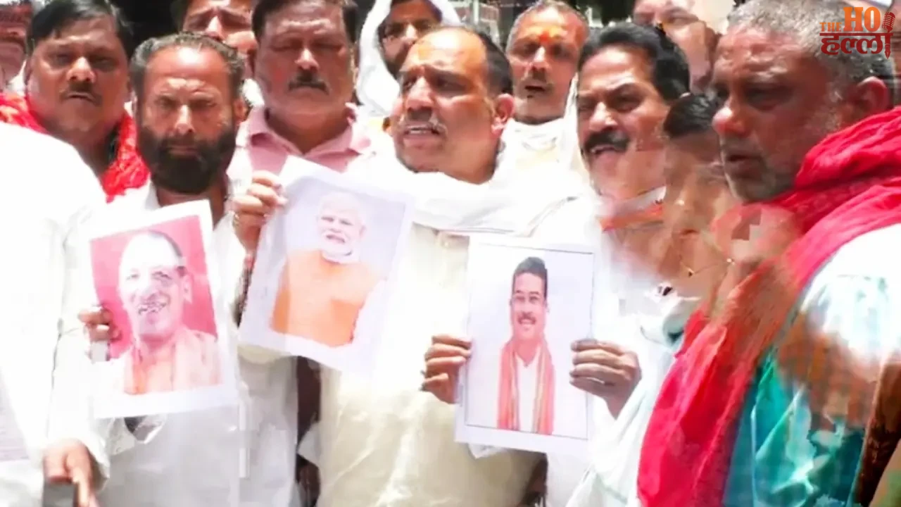 Varanasi Congress Protests Against Mahoba Incident