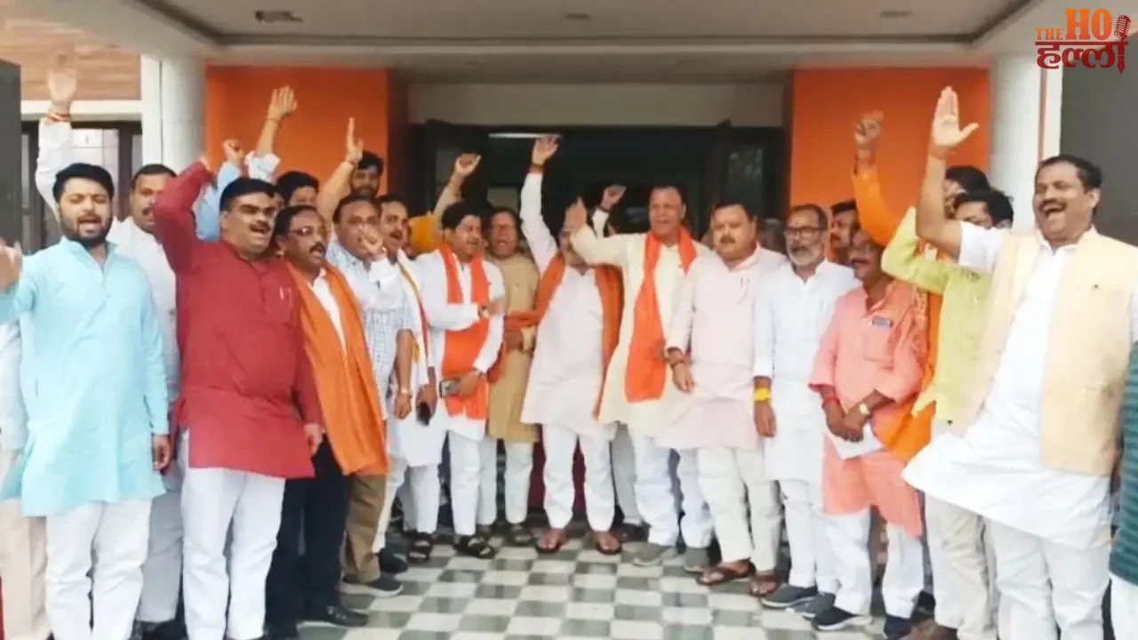 Victory celebrations from Bengal to Assam... Fireworks and sweets distributed at the BJP office in Gorakhpur.