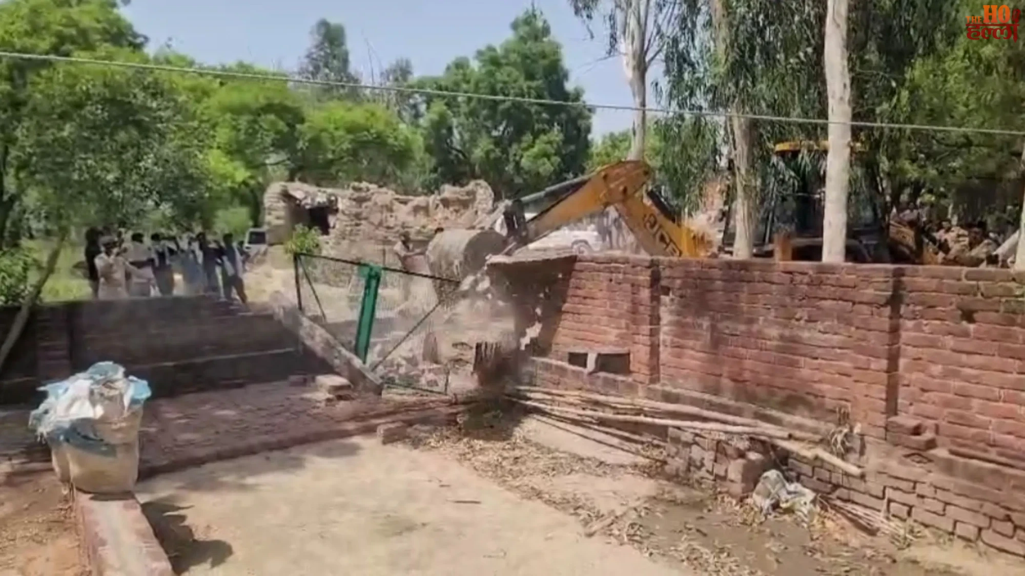 Bulldozer Action Illegal Madrassa Demolished Today