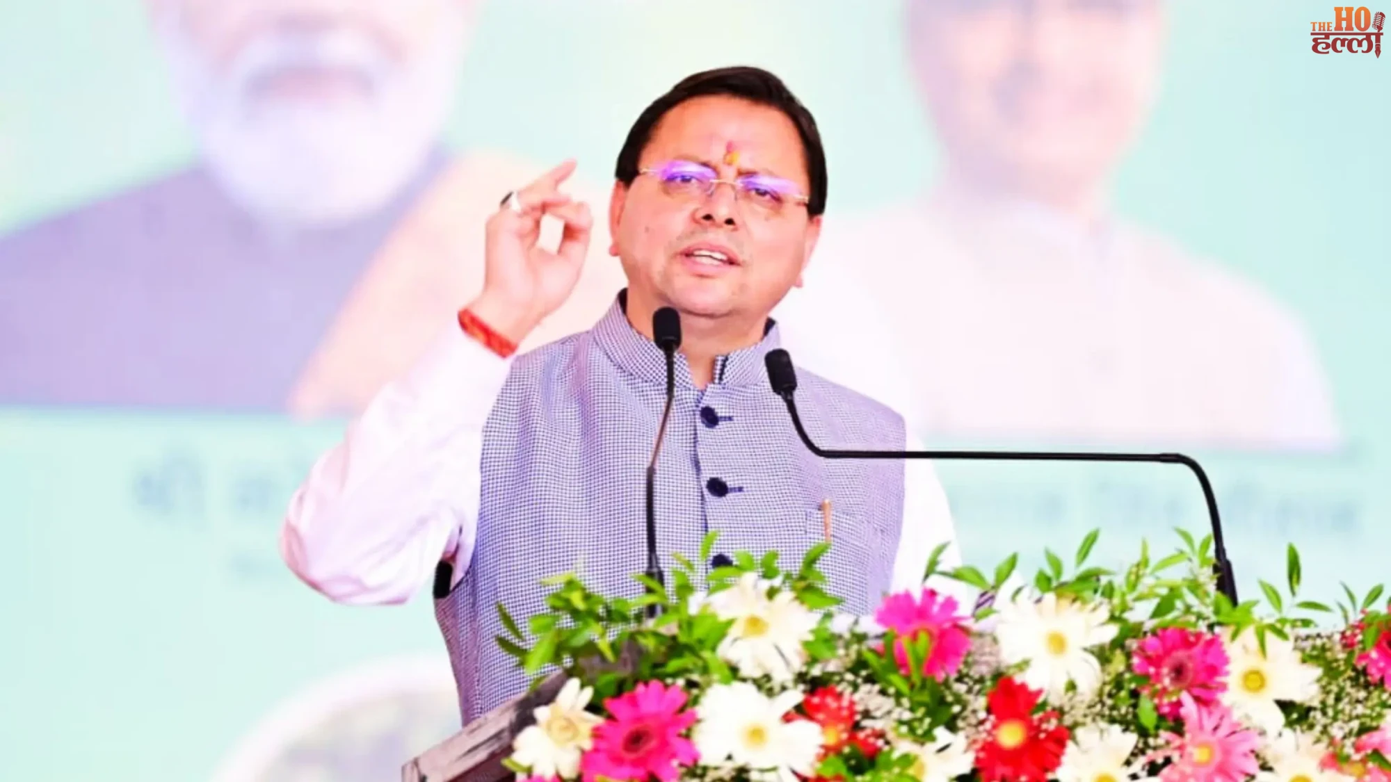 CM Dhami in Almora A Movement for Farmland Safety