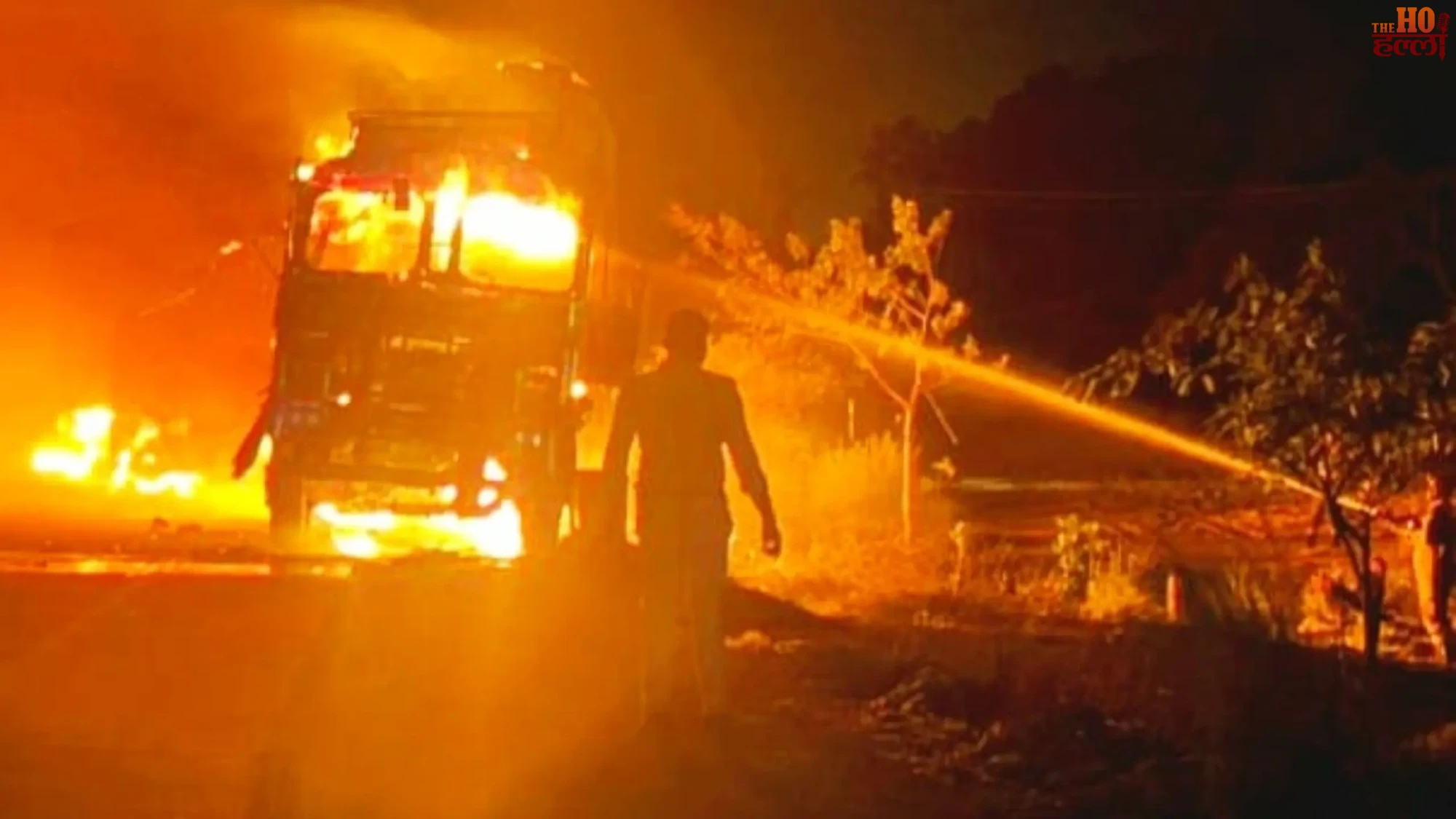 Highway Horror 2 Burnt Alive in Tragic Collision