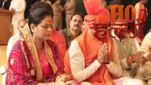 Jagadguru Rambhadracharya Declares Dr Neeraj Bora's Victory in Lucknow (1)