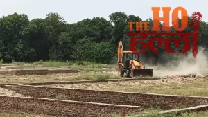 LDA Bulldozer Action Illegal Plottings in Kakori (1)