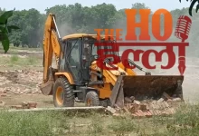 LDA Bulldozer Action Illegal Plottings in Kakori