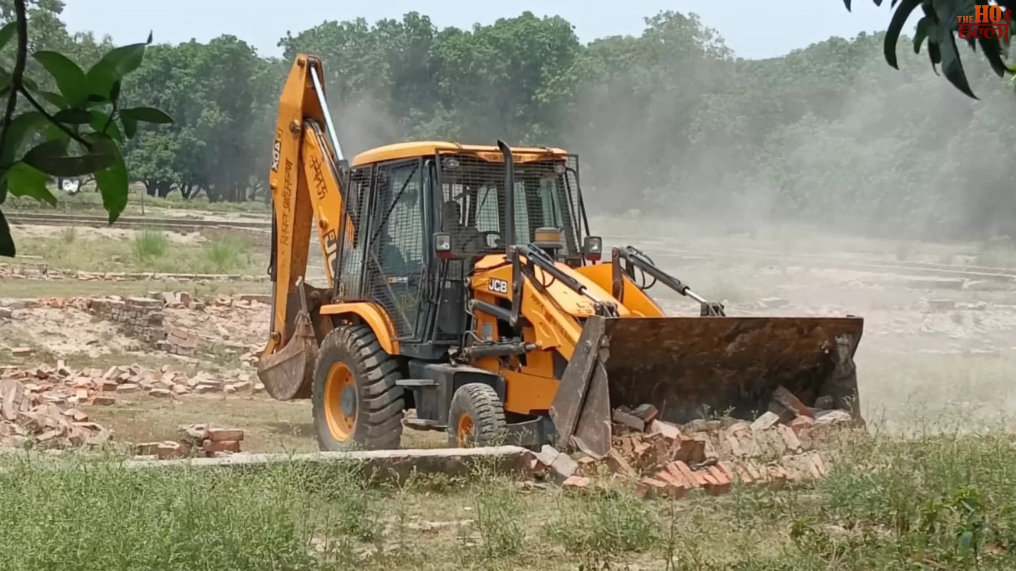 LDA Bulldozer Action Illegal Plottings in Kakori