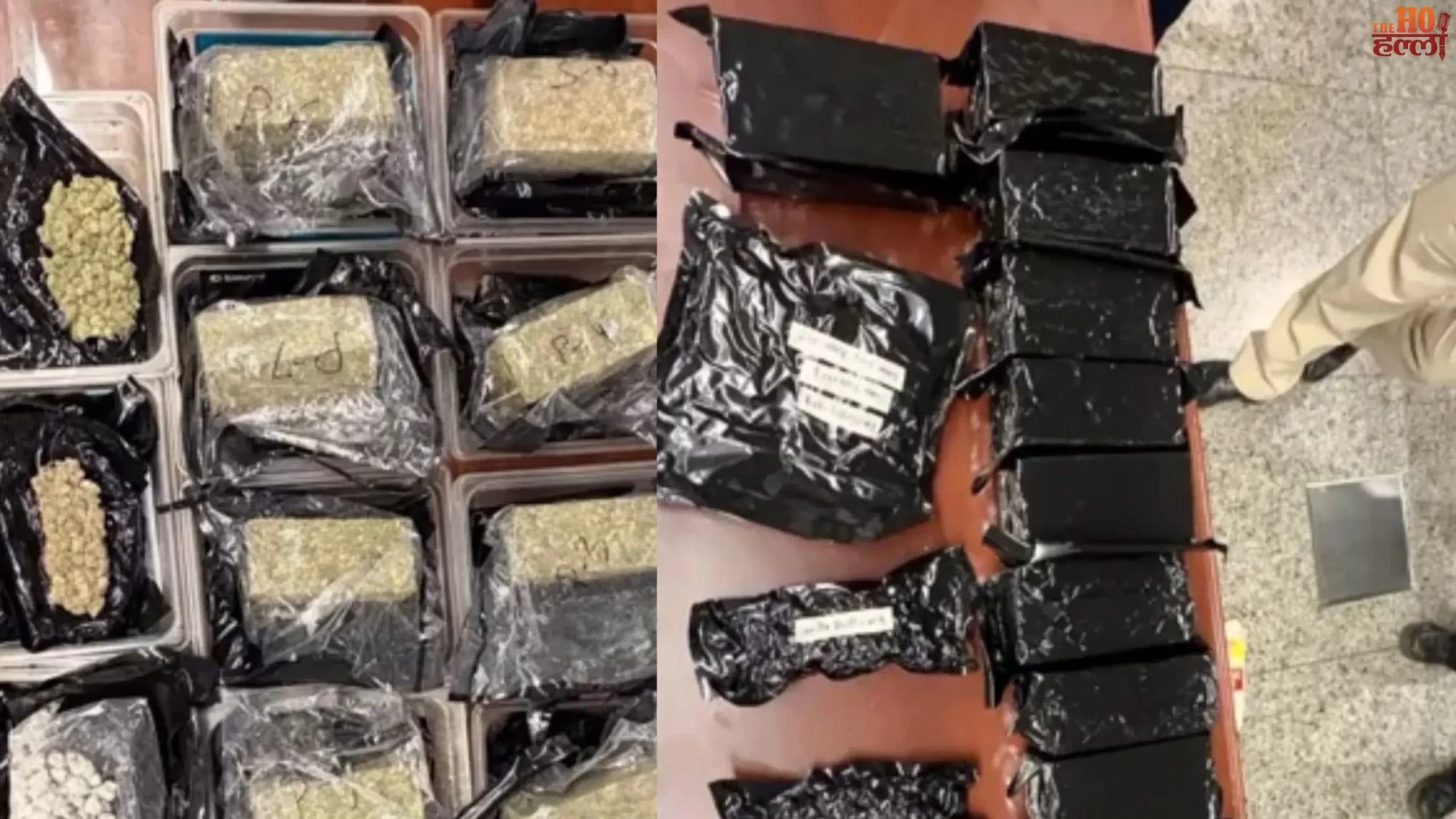 Lucknow Airport Drug Bust ₹10.39 Cr Weed Seized