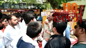 Lucknow University Protest Students Demand Justice (1)